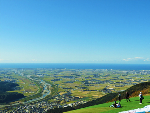 白山市扇状地